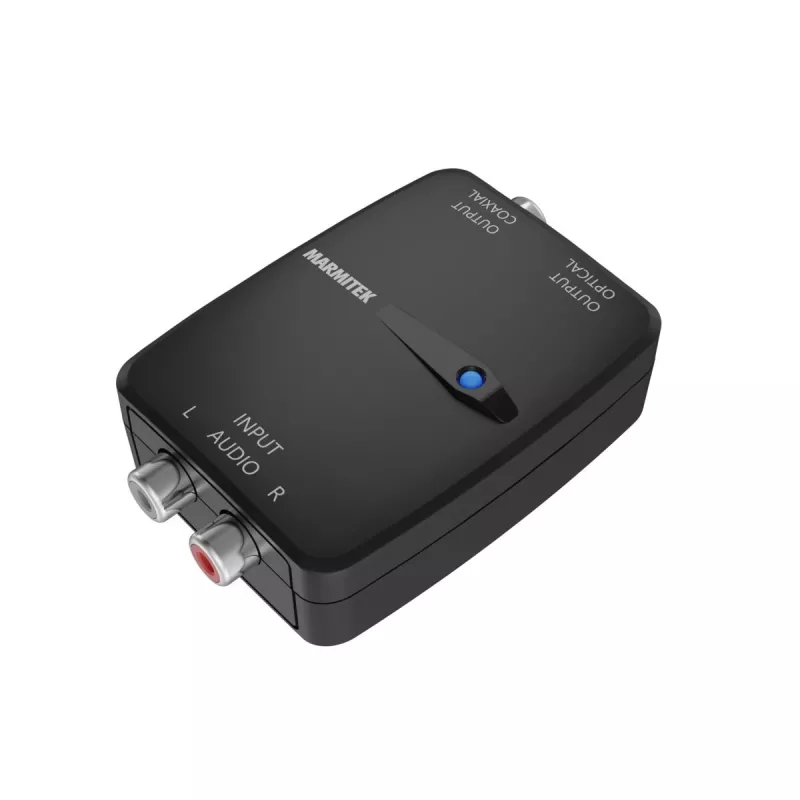 Marmitek Connect AD12 Juoda 25008412 HDMI garso išėmimo įrenginys 4K