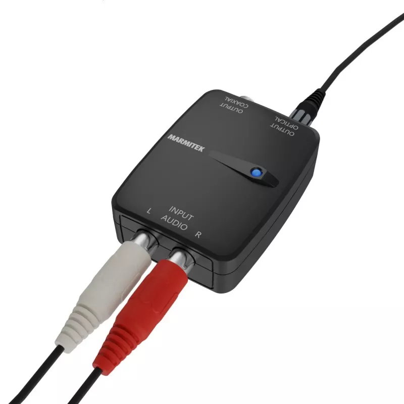 Marmitek Connect AD12 Juoda 25008412 HDMI garso išėmimo įrenginys 4K