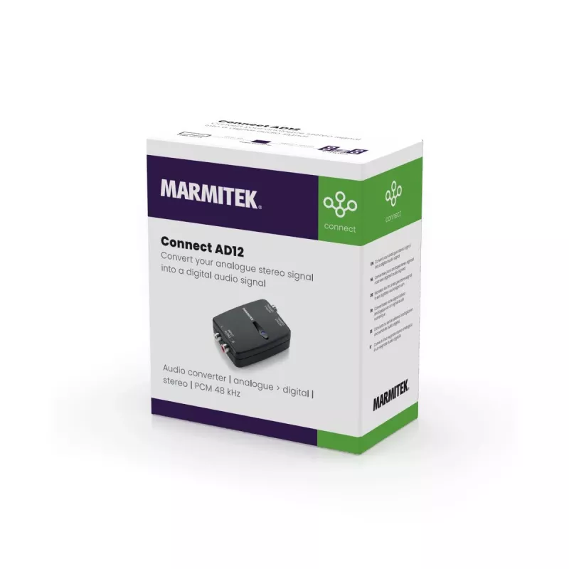 Marmitek Connect AD12 Juoda 25008412 HDMI garso išėmimo įrenginys 4K