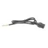 ACT Powercord C19 IEC Lock - atviras galas juodas 2 m, PC1174, 5 vnt. pakuotė