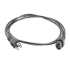 ACT maitinimo laidas JAV kištukas - C13 IEC Lock juodas 2 m, PC1063, 5 pakuotėje