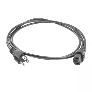 ACT maitinimo laidas JAV kištukas - C13 IEC Lock juodas 2 m, PC1063, 5 pakuotėje