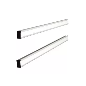 Nobo T-Card atraminiai bėgeliai 12 jungčių, aliuminis, pilka, sidabrinė, 388 mm, 13 mm, 241 g, 37 mm