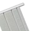 Nobo T-Card atraminiai bėgeliai 12 jungčių, aliuminis, pilka, sidabrinė, 388 mm, 13 mm, 241 g, 37 mm