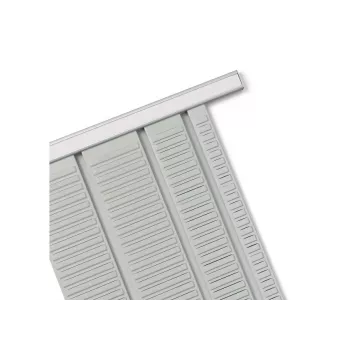 Nobo T-Card atraminiai bėgeliai 20 jungčių, aliuminis, pilki, 645 mm, 13 mm, 394 g, 68 mm