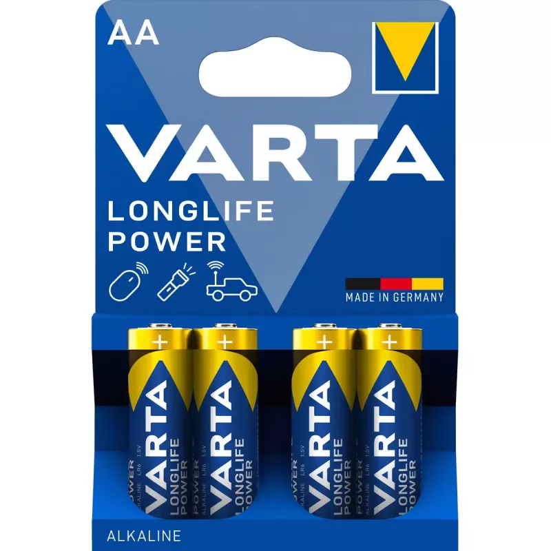 Vienkartinė baterija Varta 4906/4B AA Alkaline