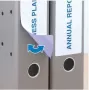 Nuimamos bylų etiketės HERMA A4 192x59 mm baltos Movables