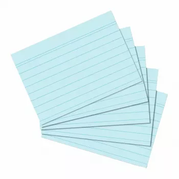 Index card Herlitz 10836187 Mėlyna 1 vnt.