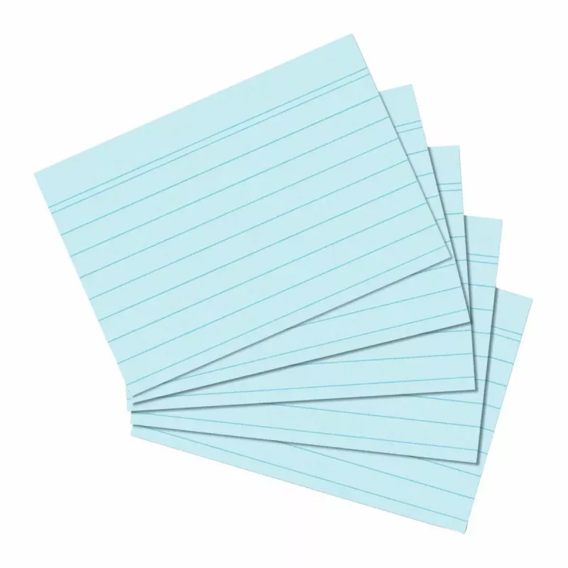 Index card Herlitz 10836187 Mėlyna 1 vnt.