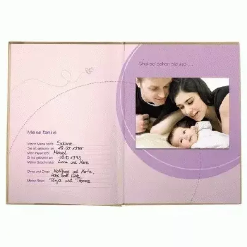 Hama Baby Diary „Baby Feel“ nuotraukų albumas Smėlio spalva 44 lapai