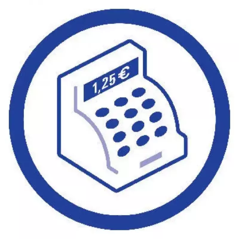 Administravimo knyga Avery 317 mėlyna balta
