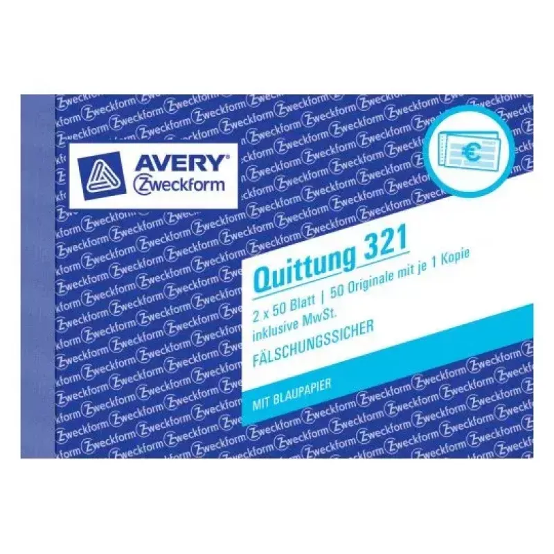 Bilietai Avery 321 100 vnt.