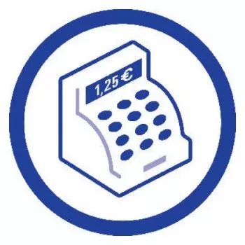 Administravimo knyga Avery 452 Mėlyna Balta