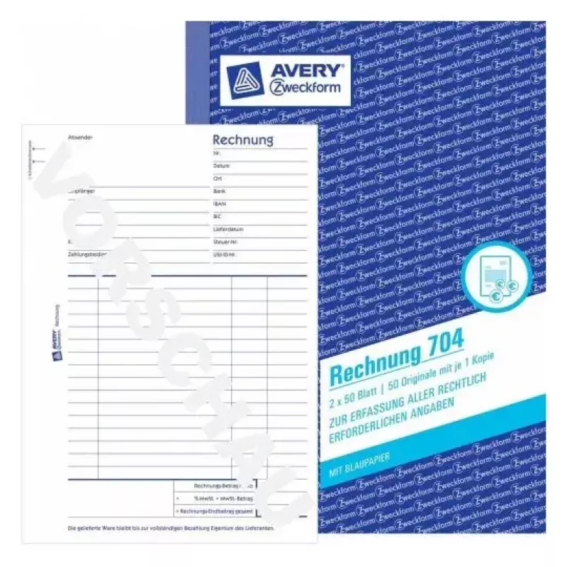 Administravimo knyga Avery 704