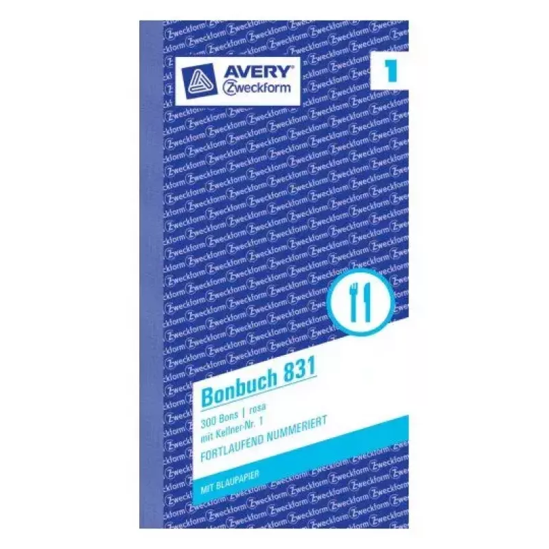 Ticket Avery 831 300 vnt.