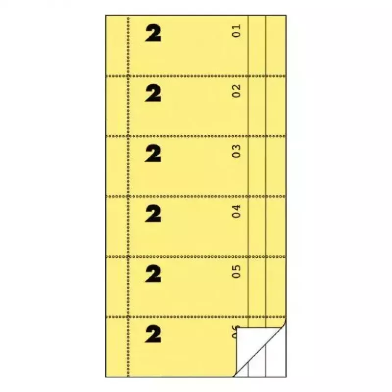 Bilietai Avery 832 300 vnt.
