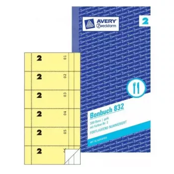 Bilietai Avery 832 300 vnt.