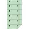 Neadhezyvinė etiketė Sigel BO001 žalia stačiakampė 105 x 200 mm