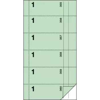 Neadhezyvinė etiketė Sigel BO001 žalia stačiakampė 105 x 200 mm
