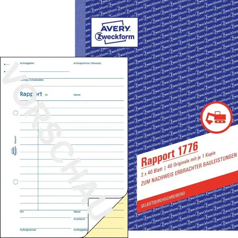 Apskaitos formų knygelė A5 Avery 1776