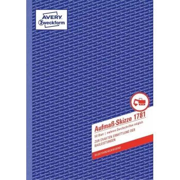 Apskaitos forma/knyga AVERY 1781 A4 50 puslapių