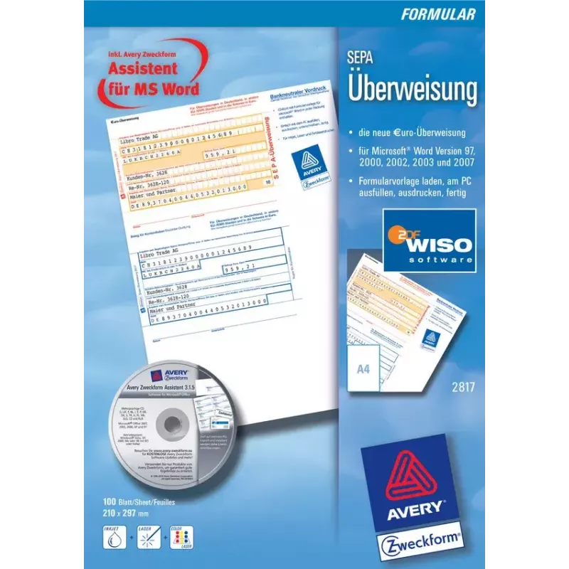 Verslo forma Avery 2817