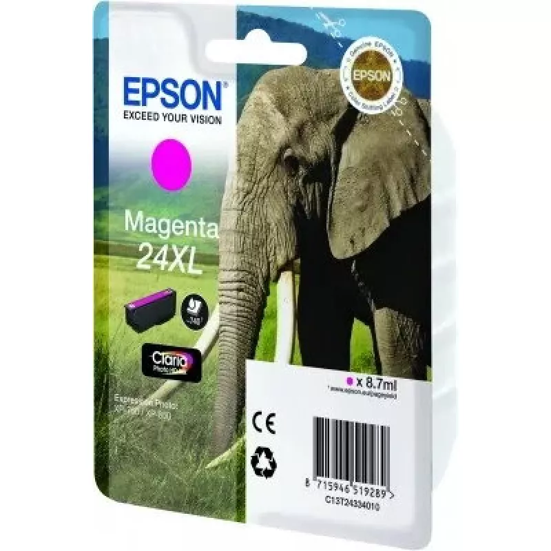 Kasetė EPSON Ink No 24XL Magenta C13T24334011 C13T24334010