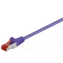 Tinklo kabelis WENTRONIC Goobay 95574 Cat6 S/FTP (S-STP) RJ-45 į RJ-45 1,5 m violetinis 1000 Mbit/s auksiniai kontaktai
