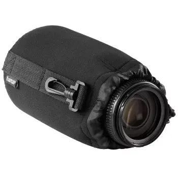 Hama 00126695 fotoaparato objektyvo dėklas/užvalkalas Juoda Neoprenas