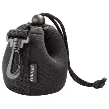 Hama 00126693 fotoaparato objektyvo dėklas / dangtelis Juoda Neoprenas