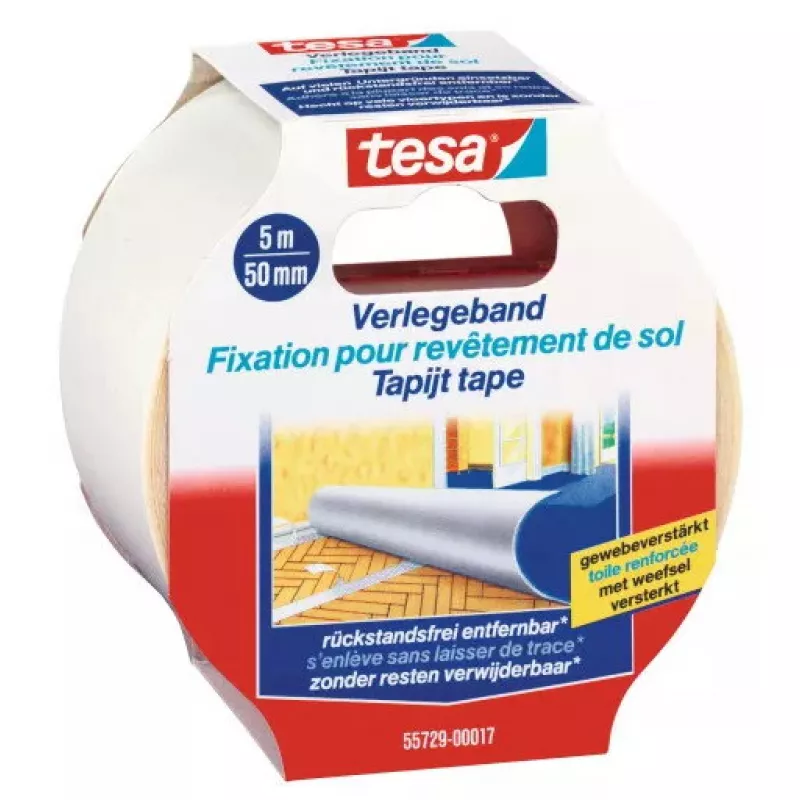 Lipni juosta TESA 55729 Tinkama naudoti patalpose 5 m PVC Balta