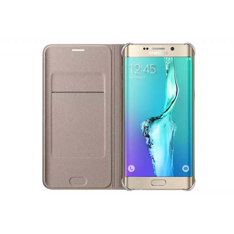 Samsung EF-WG928 mobiliojo telefono dėklas Apverčiamas dėklas Auksinis