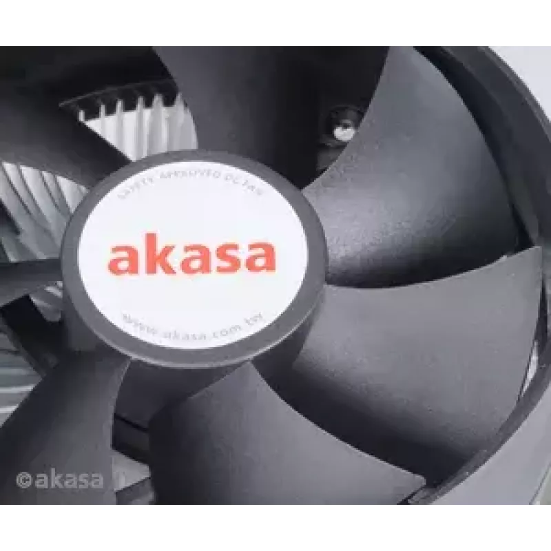 Aušintuvas Akasa AK-CCE-7105EP procesoriaus aušinimo sistema 9,2 cm juoda sidabrinė