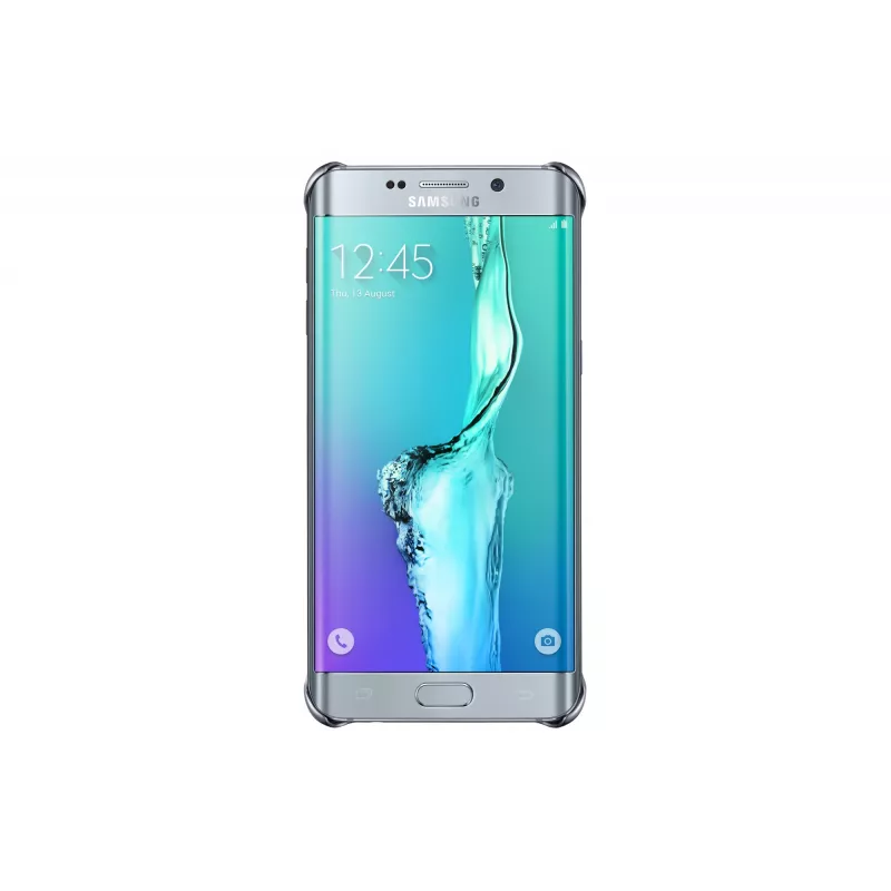 Samsung EF-QG928 mobiliojo telefono dėklas 14,5 cm (5,7 colių) Užvalkalas Sidabrinis, Skaidrus