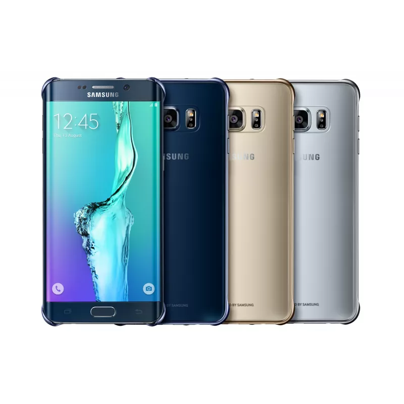 Samsung EF-QG928 mobiliojo telefono dėklas 14,5 cm (5,7 colių) Užvalkalas Sidabrinis, Skaidrus