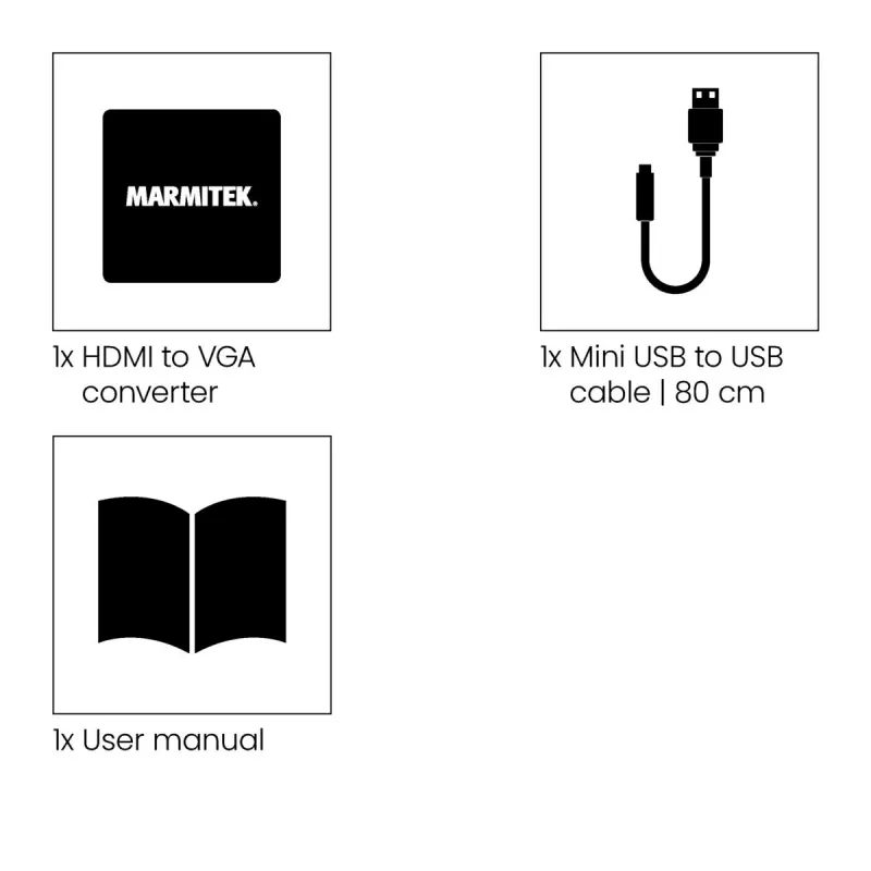 Marmitek Connect HV15 – HDMI į VGA adapteris