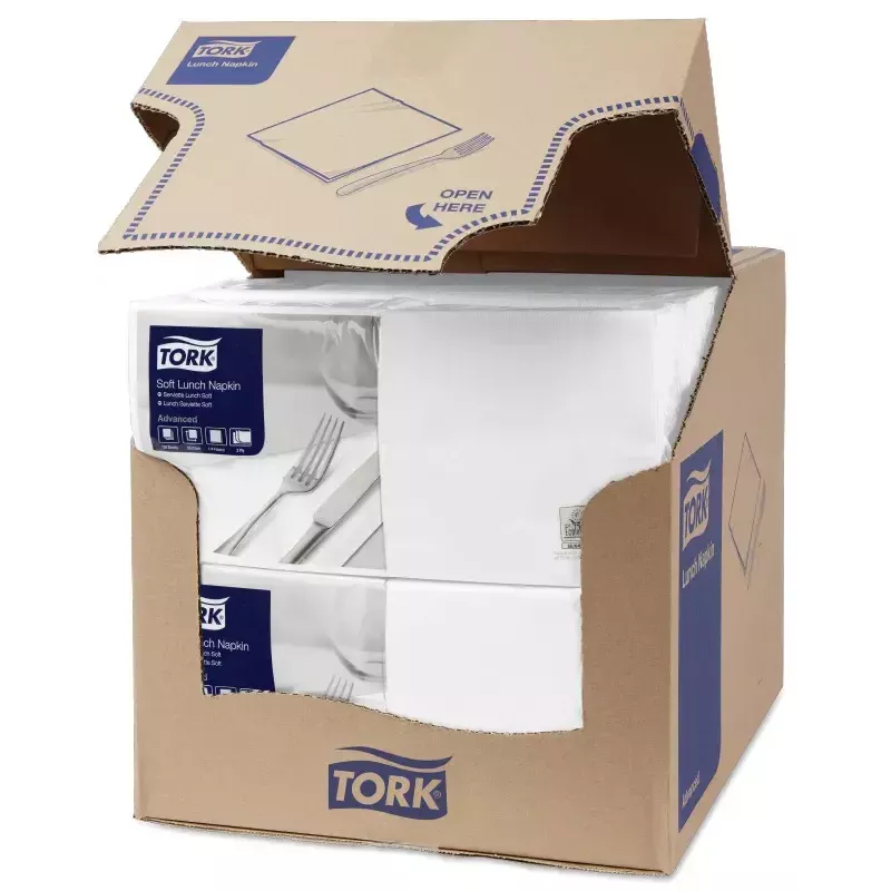 Popierinės servetėlės Tork 477414 Baltos 150 vnt.