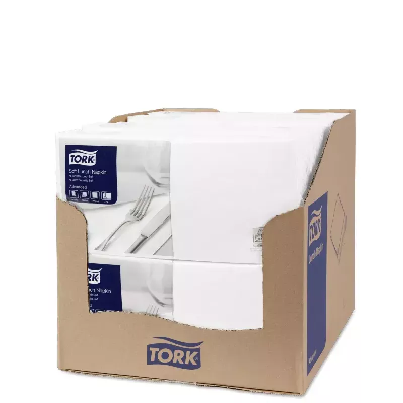 Popierinės servetėlės Tork 477414 Baltos 150 vnt.