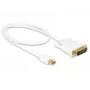 Vaizdo kabelio adapteris DeLOCK 83986 Mini DisplayPort į DVI-D 0,5 m