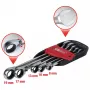 Replės ir veržliarakčiai KS Tools 503.4605 Chromo-vanadžio plienas 72 vnt.