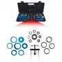 Tarpiklių poveržlių rinkinys KS Tools 700.1280 Plienas 24 vnt.