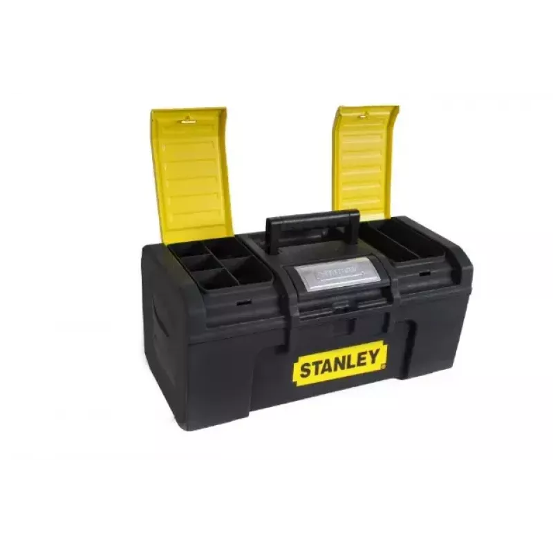 Įrankių dėžė Stanley 1-79-216 smulkioms detalėms, juoda ir geltona
