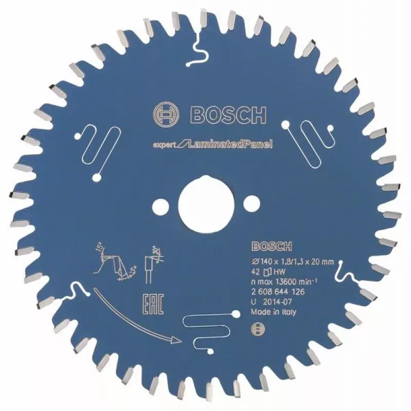 Disko pjūklas Bosch 2 608 644 126 14 cm laminuotoms plokštėms