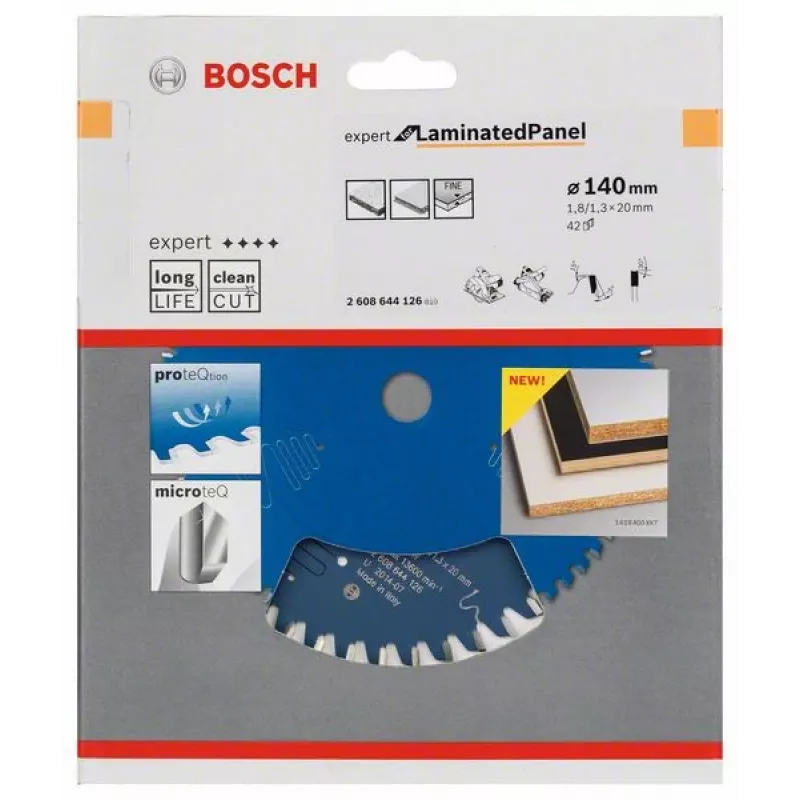 Disko pjūklas Bosch 2 608 644 126 14 cm laminuotoms plokštėms