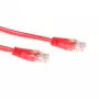 ACT raudonas 7 metrų U/UTP CAT6 komutacinis kabelis su RJ45 jungtimis, 7 m, Cat6, U/UTP (UTP), RJ-45, RJ-45, raudona