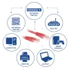 ACT raudonas 7 metrų U/UTP CAT6 komutacinis kabelis su RJ45 jungtimis, 7 m, Cat6, U/UTP (UTP), RJ-45, RJ-45, raudona