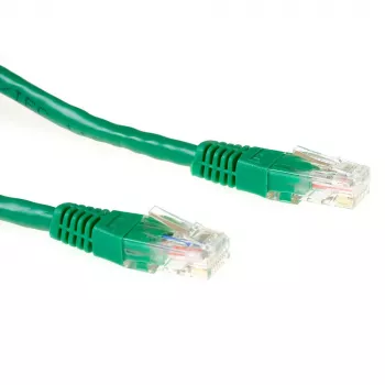 ACT Green 1,5 m U/UTP CAT6 komutacinis kabelis su RJ45 jungtimis