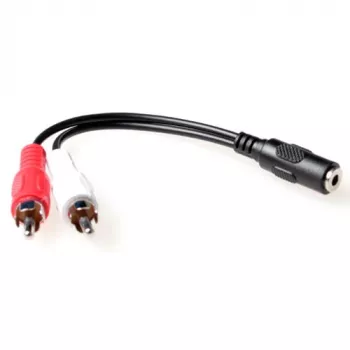 ACT 0,15 m garso kabelis 3,5 mm lizdas → 2 × RCA kištukas