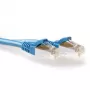 ACT mėlynas 2 metrų LSZH SFTP CAT6A komutacinis kabelis, neužsikabinantis, su RJ45 jungtimis
