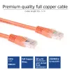 ACT oranžinis 0,5 metro U/UTP CAT6 komutacinis kabelis su RJ45 jungtimis